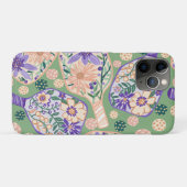 ヴィンテージ フラワー ピックルボール デザイン Case-Mate iPhoneケース (裏面(横))
