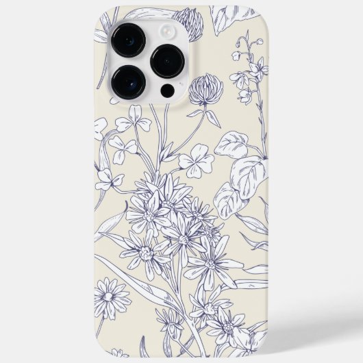 ヴィンテージ フラワー フォンケース – iPhone & Samsung Case-Mate iPhoneケース (裏面)