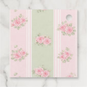 ヴィンテージ フラワー ブライダル シャワー フェイバータグ (裏面)