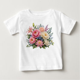 ヴィンテージ フラワー ブーケ 植物画 Tシャツ & ギフト