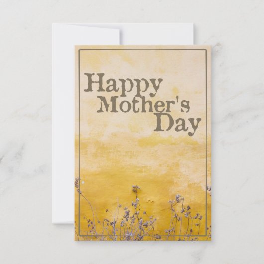 ヴィンテージ フラワー メドウの母の日 - 英語 (正面)