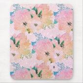 ヴィンテージ フラワー モノグラム マウスパッド (正面)