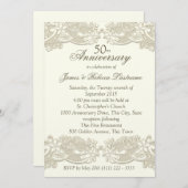 ヴィンテージ フラワー レース 50周年 招待状 (正面/裏面)