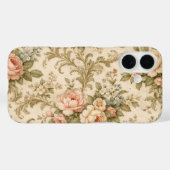 ヴィンテージ フラワー 壁紙 Case-Mate iPhoneケース (裏面 (横))