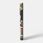 ヴィンテージ フラワー 壁紙 iPhoneケース (左側面)