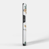 ヴィンテージ フラワー 壁紙 iPhoneケース (右側面)