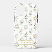 ヴィンテージ フラワー 模様 Case-Mate iPhoneケース (裏面)