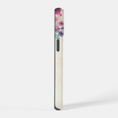 ヴィンテージ フラワー iPhone 15ケース (右側面)