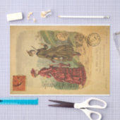 ヴィンテージ フランスのファッション衣装の女性 薄葉紙 (クラフト)