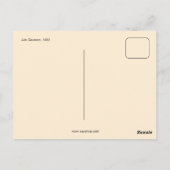 ヴィンテージ フランスの洗濯洗剤の広告 ポストカード (裏面)