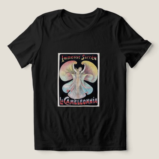 ヴィンテージ フランスの演劇ダンス トライブレンドTシャツ (デザイン正面)