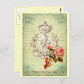 ヴィンテージ フランスの ポストカード (正面/裏面)