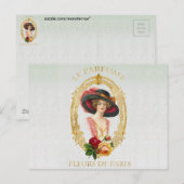 ヴィンテージ フランスの ポストカード (正面/裏面)