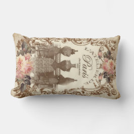 ヴィンテージ フランスの ランバークッション