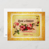 ヴィンテージ フランス香水ラベル ポストカード (正面/裏面)