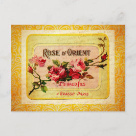 ヴィンテージ フランス香水ラベル ポストカード