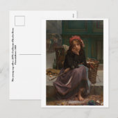 ヴィンテージ フランス アート シーズンポストカード (正面/裏面)