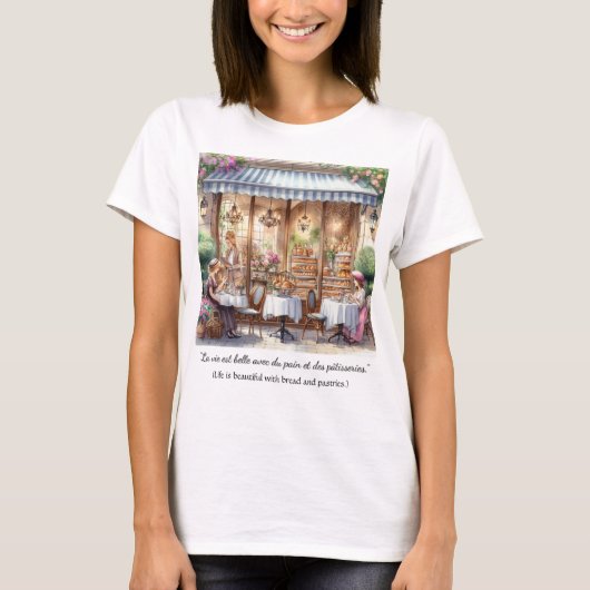 ヴィンテージ フランス ベーカリー Tシャツ (正面)