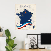 ヴィンテージ フランス ポスター (ホームオフィス)