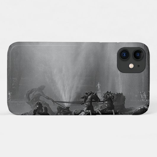 ヴィンテージ フランス ヴェルサイユ宮殿 アポロの噴水 Case-Mate iPhoneケース (裏面(横))