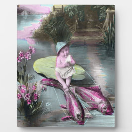 ヴィンテージ フランス 4月1日 おとぼけ はがき フォトプラーク