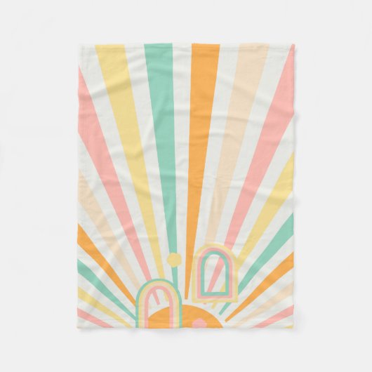 ヴィンテージ フリースブランケット (正面)