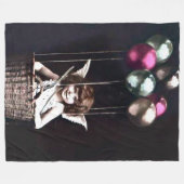 ヴィンテージ フリースブランケット (正面(横))