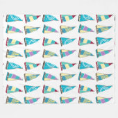 ヴィンテージ フリースブランケット (正面(横))