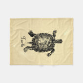 ヴィンテージ フリースブランケット (正面(横))