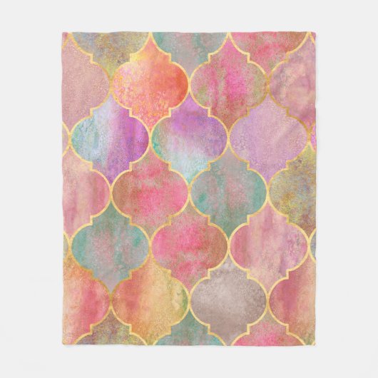 ヴィンテージ  フリースブランケット (正面)