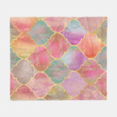 ヴィンテージ  フリースブランケット (正面(横))