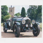 ヴィンテージ フリースブランケット (正面(横))