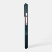 ヴィンテージ フルムーンアンダーマウンテンズ iPhone 16ケース (左側面)