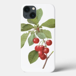 ヴィンテージ フルーツ チェリー フード レドゥーテ作のチェリー iPhone 13ケース