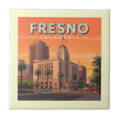 ヴィンテージ フレスノ カリフォルニア タイル (正面)