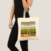 ヴィンテージ フレスノ カリフォルニア トートバッグ (正面(商品))