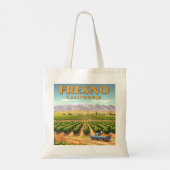 ヴィンテージ フレスノ カリフォルニア トートバッグ (裏面)