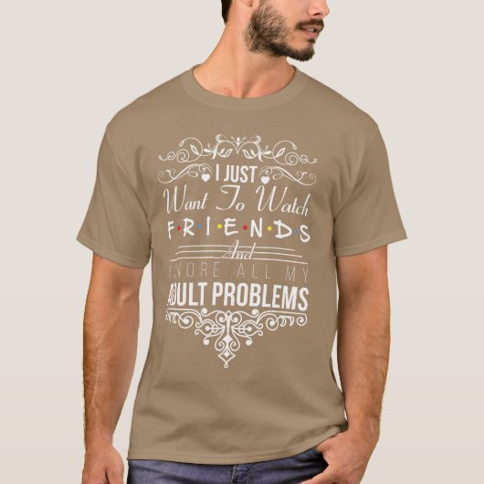 ヴィンテージ フレンズTシャツが欲しい Tシャツ (正面)