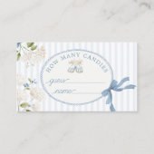 ヴィンテージ フレンチ コケッタ 何個のキャンディー エンクロージャーカード (正面)