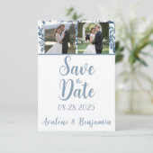 ヴィンテージ フレンチ トワール フォト ウェディング セーブザデート (スタンド正面)