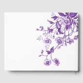 ヴィンテージ フレンチ トワール フラワーブライダルシャワー レシピ ゲストブック (裏面)