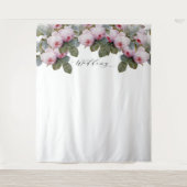 ヴィンテージ フレンチ ローズ ウェディング フォトブース 背景 タペストリー (正面)