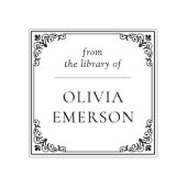 ヴィンテージ・フレーム・ブックエレガントのライブラリから ラバースタンプ (インプリント)