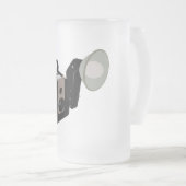 ヴィンテージ フロストグラスビールジョッキ (正面右)