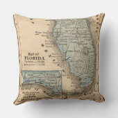 ヴィンテージ フロリダ州 マップ ピロー (裏面)
