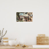 ヴィンテージ"フロリダ"アルバックルブロスコーヒー ポスター (キッチン)