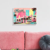 ヴィンテージ,フロリダ キャンバスプリント (インサイチュ (リビング))