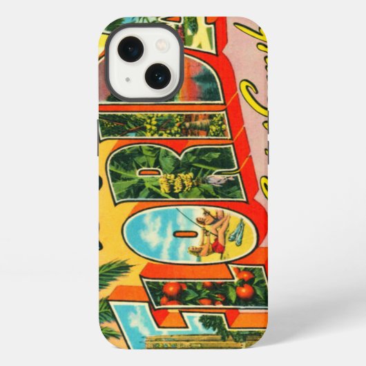 ヴィンテージ フロリダ iPhoneケース (裏面)