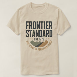 ヴィンテージ フロンティア スタンダード Est 1776 アメリカン スピリット Tシャツ