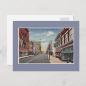 ヴィンテージ フロントストリート ウィルミントン ノースカロライナ州 ポストカード (正面/裏面)